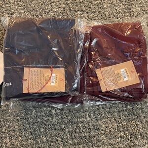 2 pairs of True Religion athletic hook up Eva flare pants small